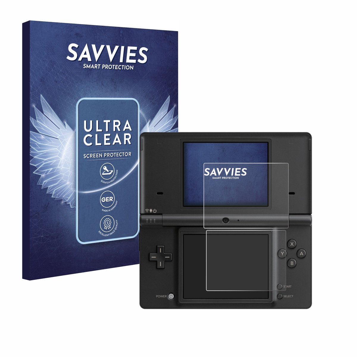 Savvies - Screenprotector voor Nintendo DSi - Folie Beschermfolie transparant 18 Stuks
