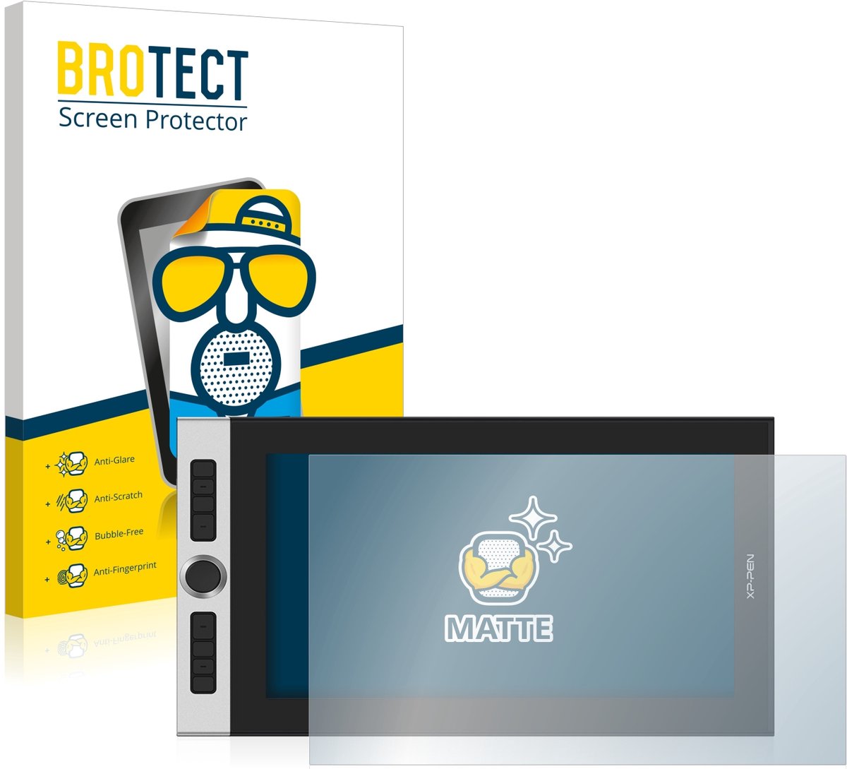 BROTECT - Screenprotector voor XP-Pen Innovator 16 - Folie Beschermfolie matte