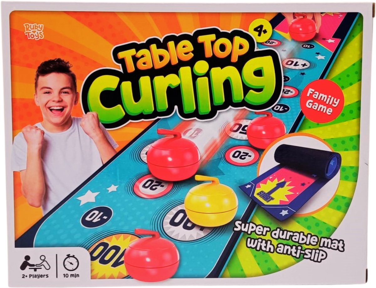 Table Top Curling - Familie Spel - 4+