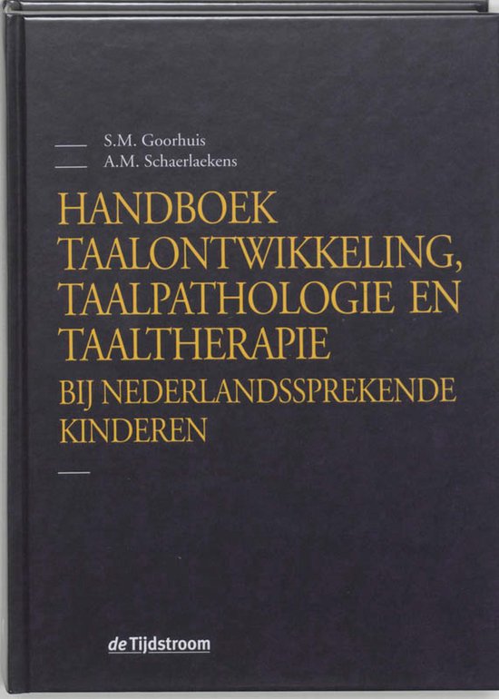 Handboek taalontwikkeling, taalpathologie en taaltherapie - cover