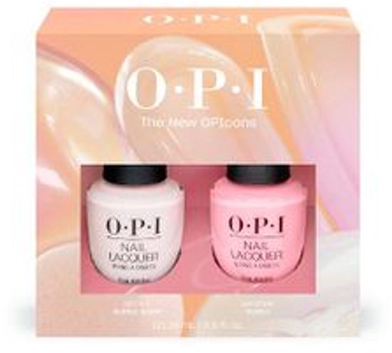 OPI nagellak duo pack met twee roze nagellakken, "Rose to the Occasion" en "Love & Other Thangs".