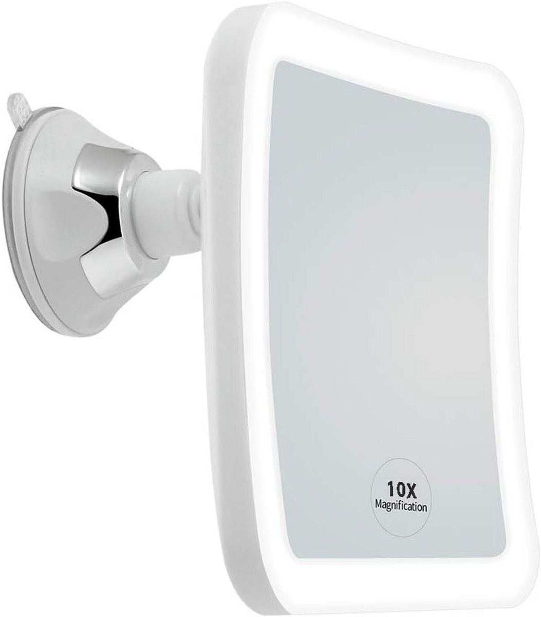 Vierkante LED-vergrotende make-upspiegel