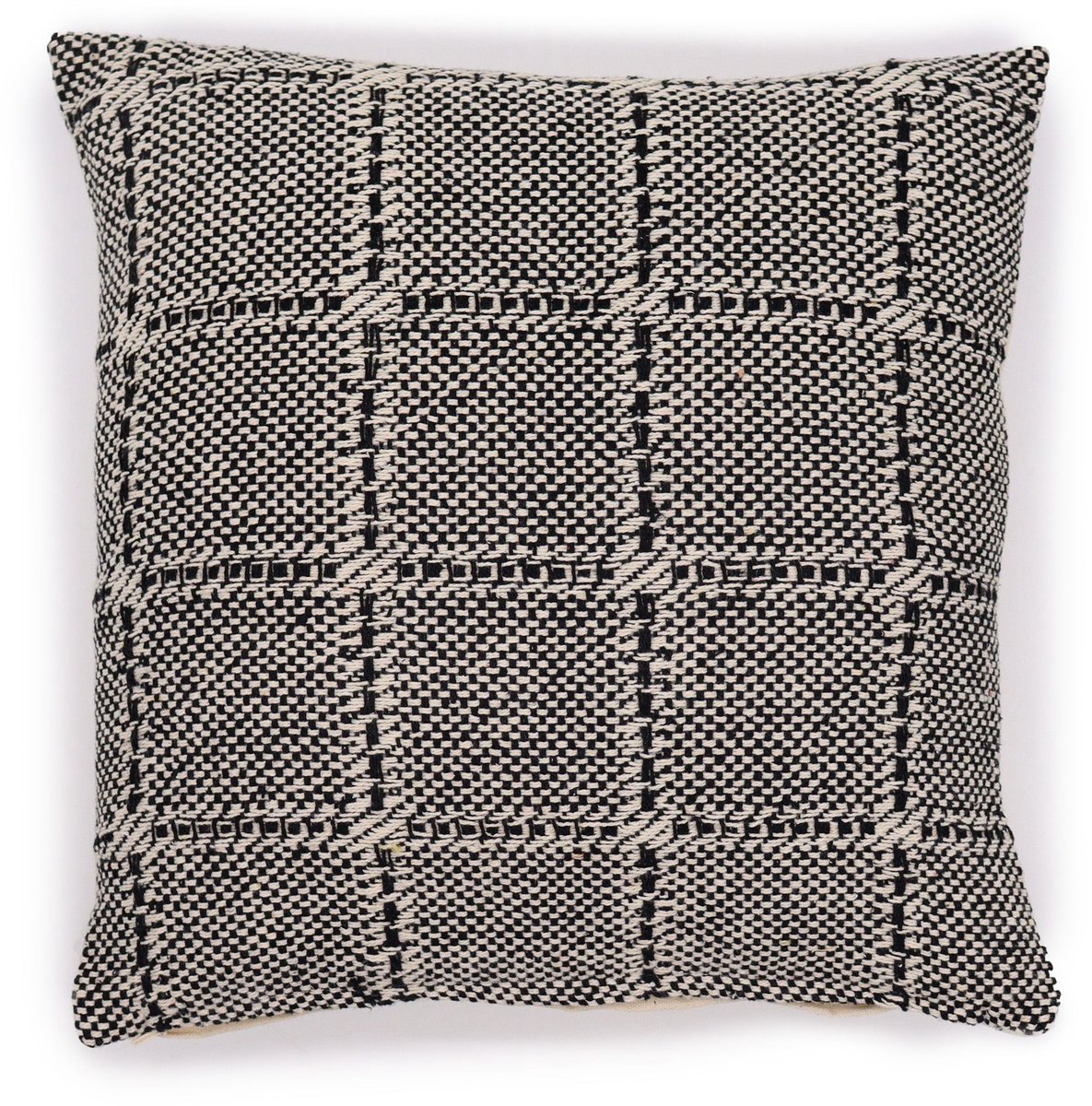 Ancient Wisdom Sierkussenhoes - Grijze vierkante kussenhoes 40x40cm - decoratie - interieur - hoes - sierkussen - kussen grijs