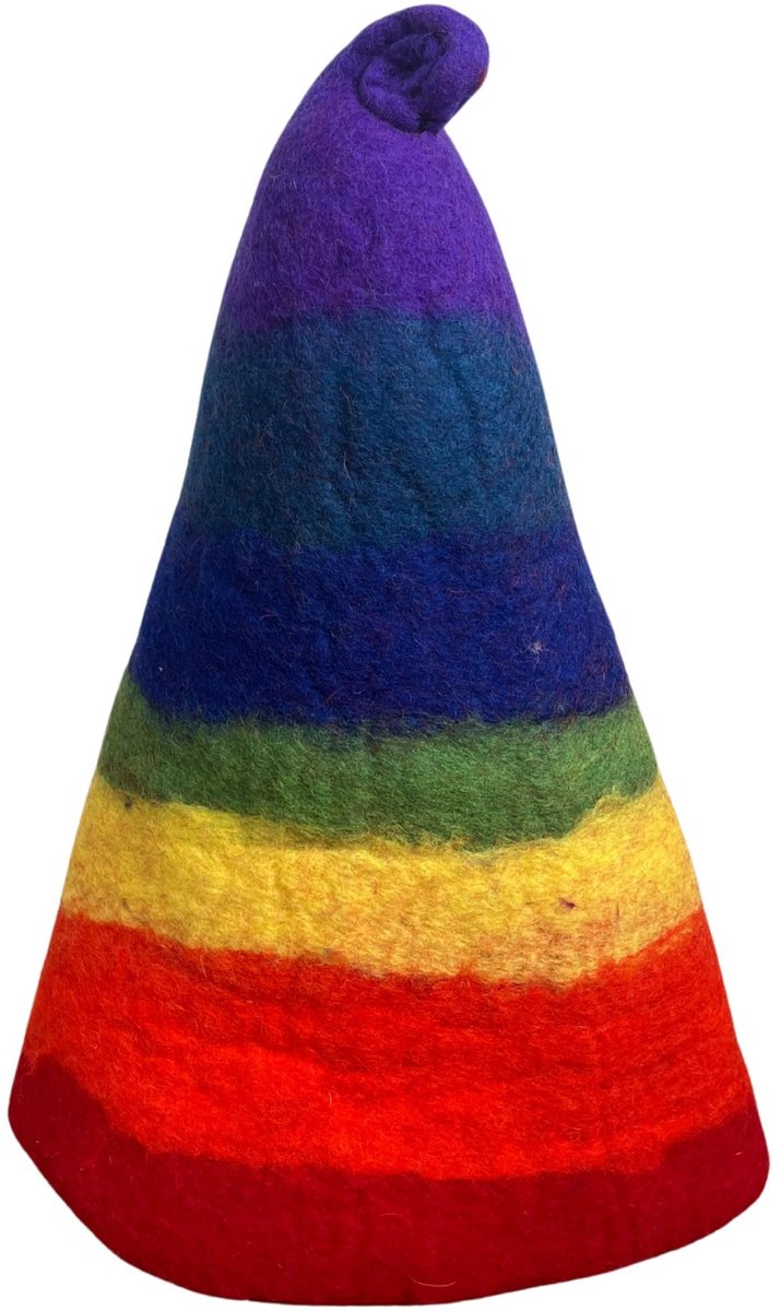 Vilt Sauna Tovenaarshoed - Regenboog