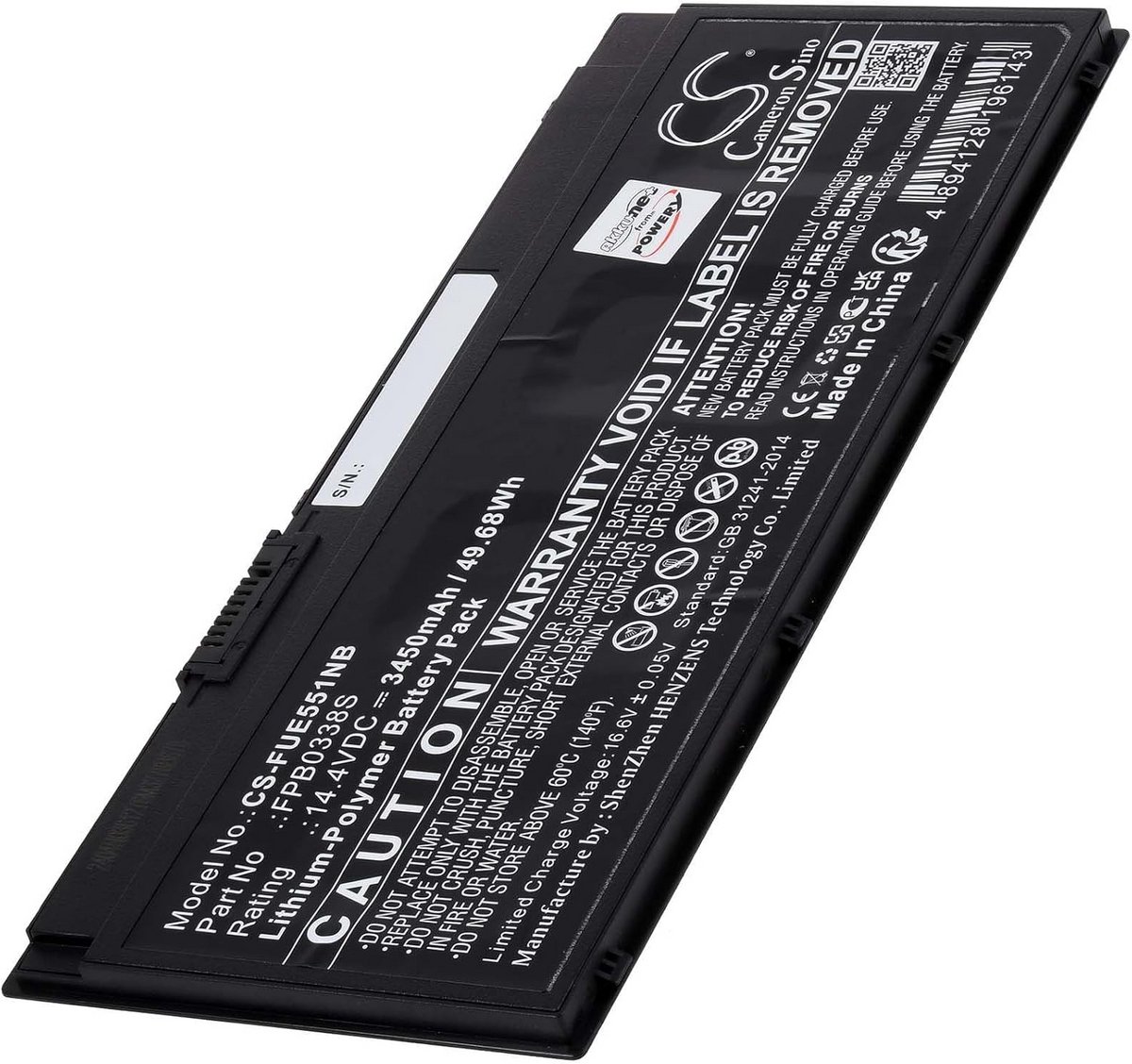Accu Vervanger voor Lifebook E549 Laptop - 14.4V Li-Ion Batterij