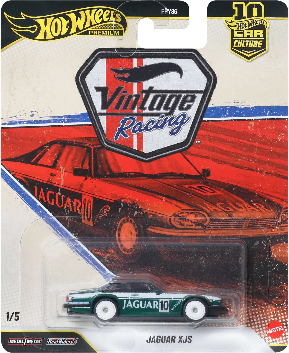 Hotwheels Premium Vintage Racing Jaguar Xjs
