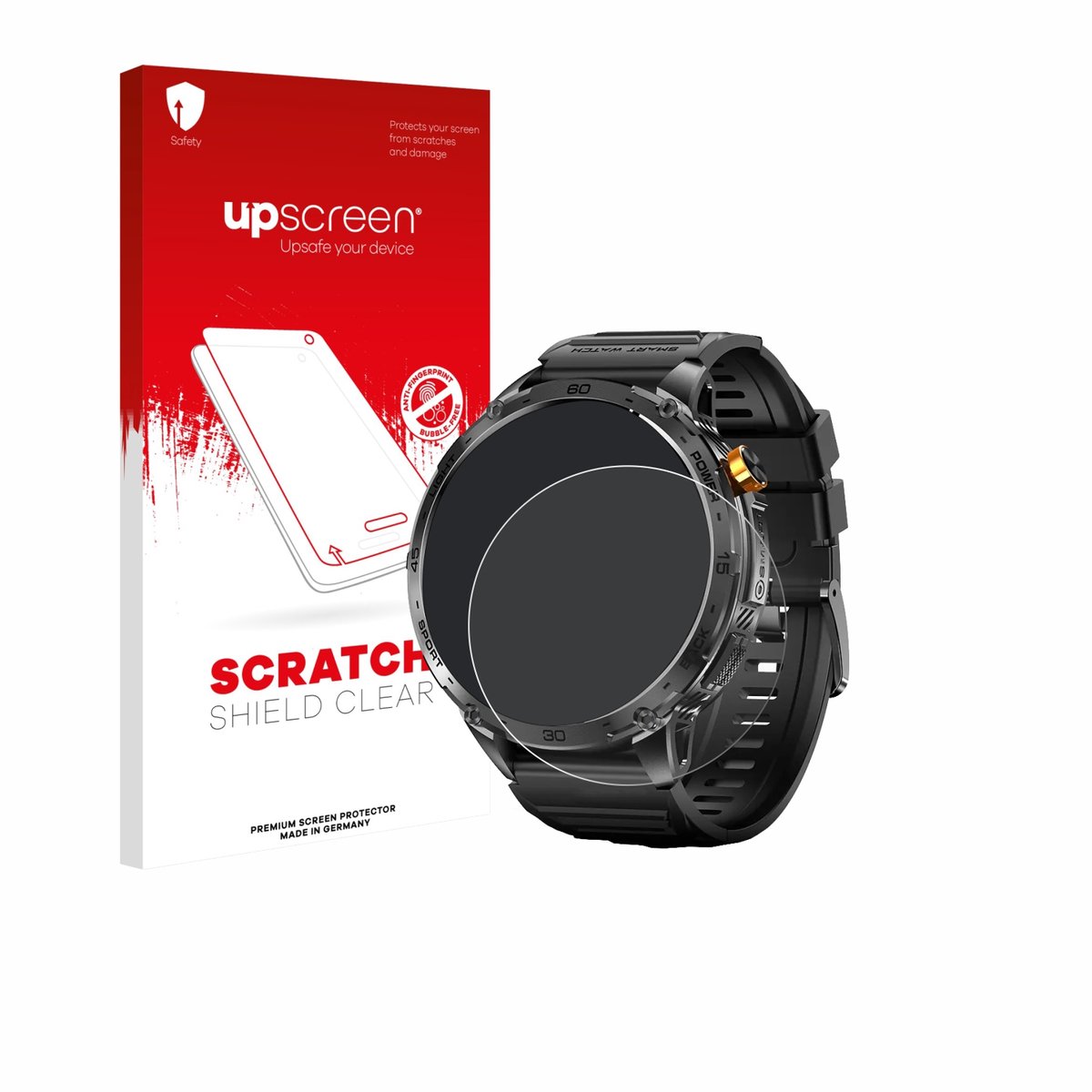 upscreen - Screenprotector voor Stahlgear Zeus 2.0 1.75" - Folie Beschermfolie transparant