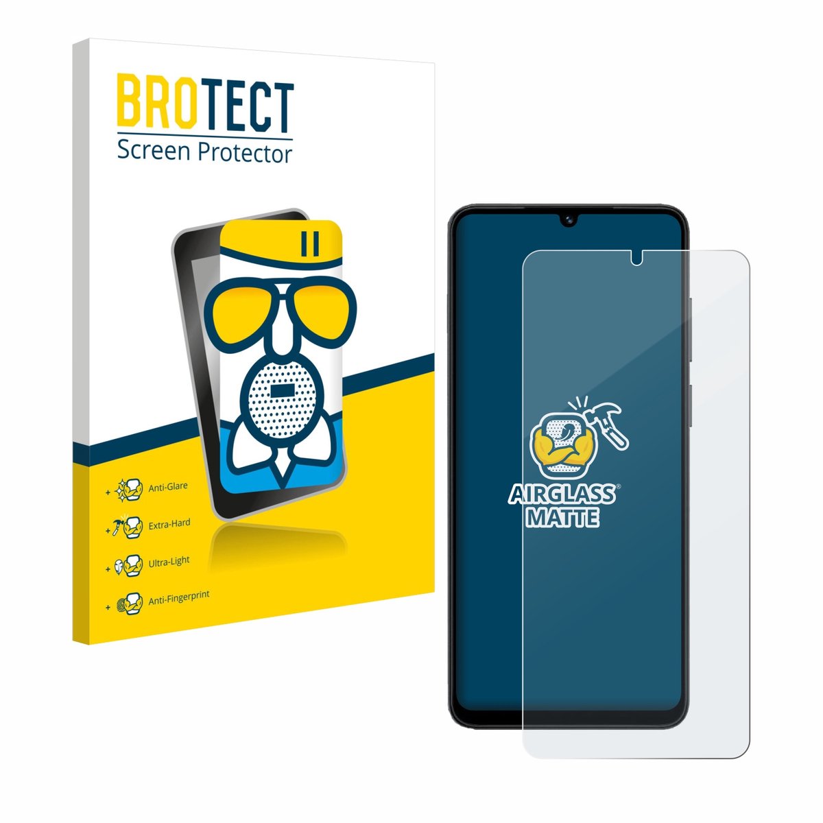 BROTECT - Screenprotector voor Honor X5c Plus - Folie Beschermfolie Beschermglas matte