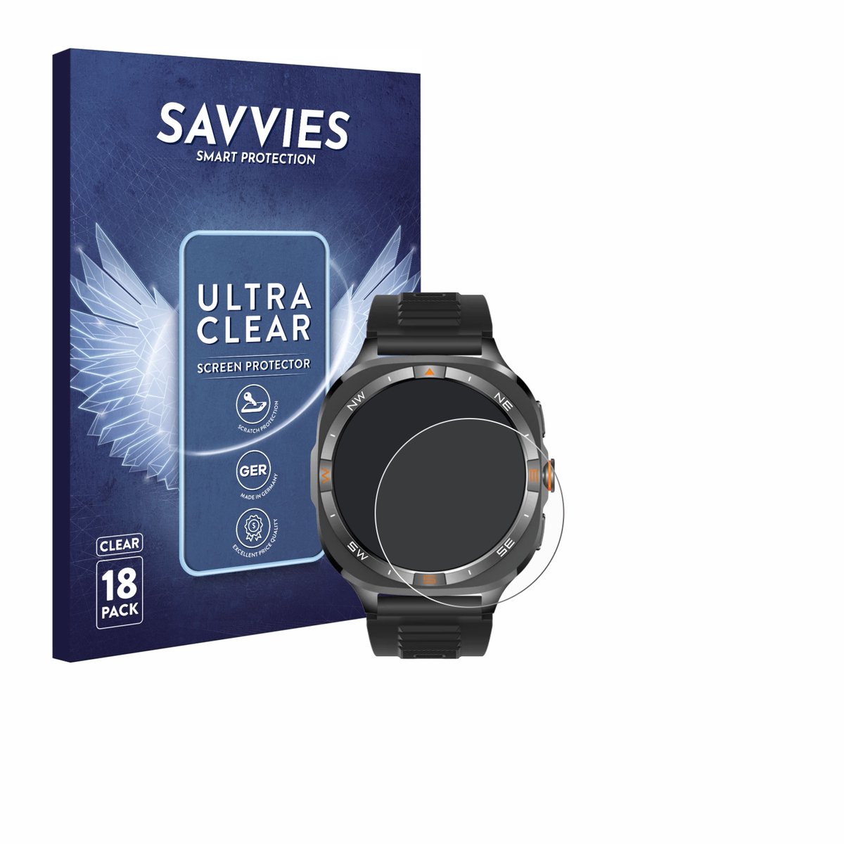 Savvies - Screenprotector voor Rollme GT5S - Folie Beschermfolie transparant 18 Stuks