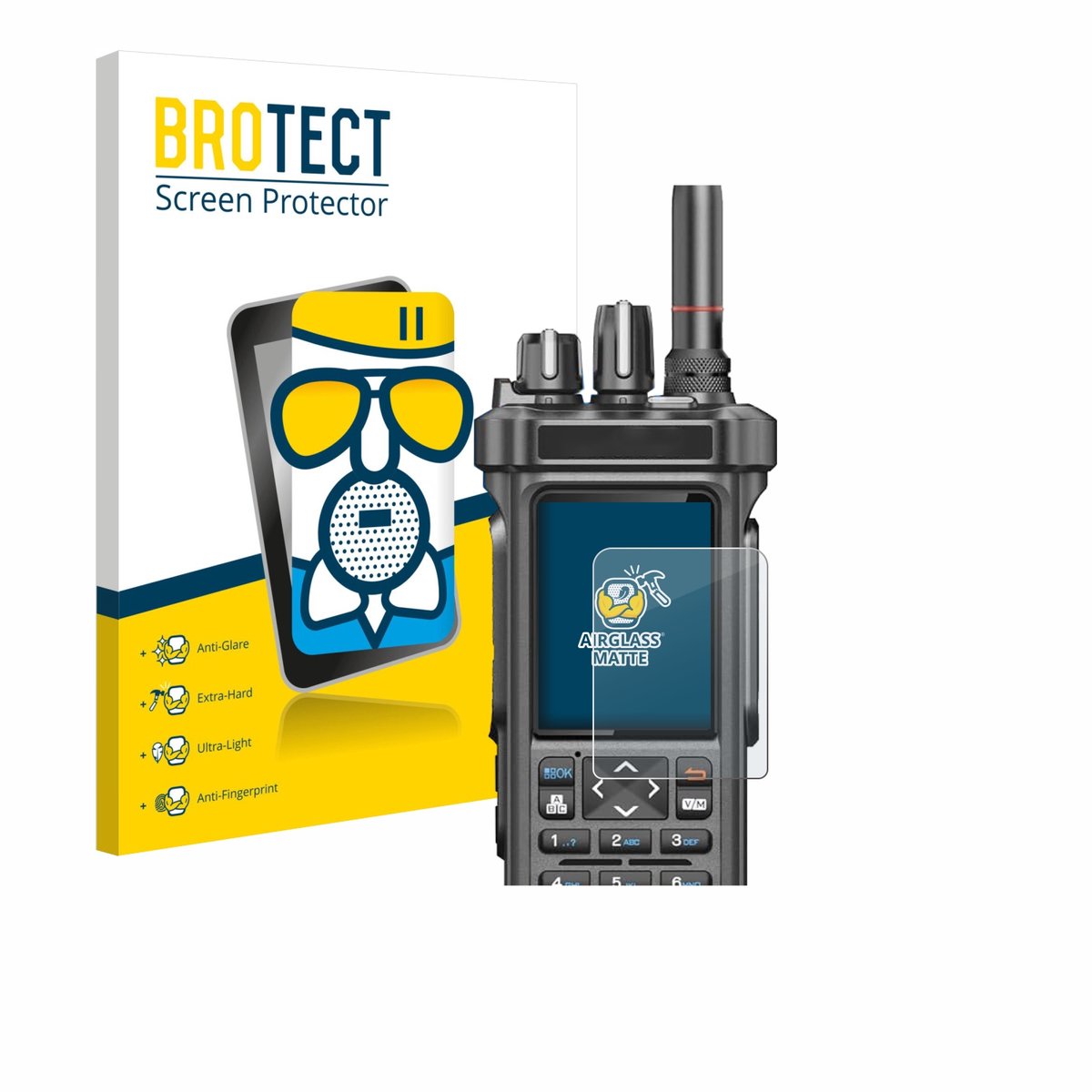 BROTECT - Screenprotector voor Radtel RT-950 Pro - Folie Beschermfolie Beschermglas matte