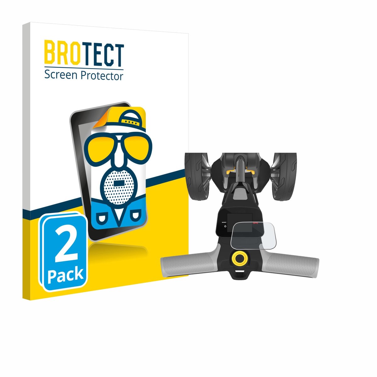 BROTECT - Screenprotector voor PowaKaddy CT6 2025 - Folie Beschermfolie matte 2 Stuks