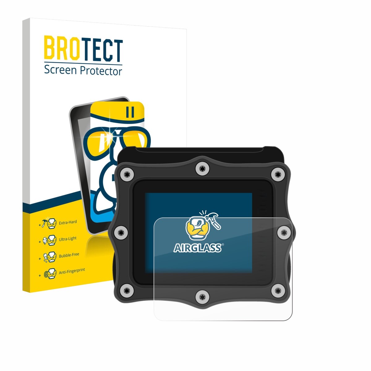 Screenprotector voor Shearwater Perdix 2 Beschermglas transparant
