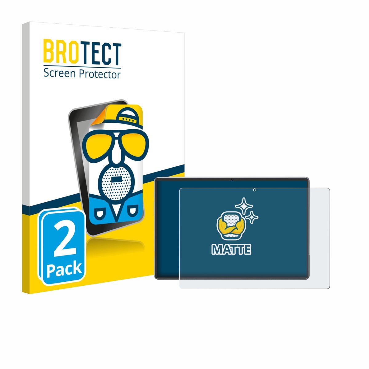 BROTECT - Screenprotector voor Xgody P60 Pro - Folie Beschermfolie matte 2 Stuks
