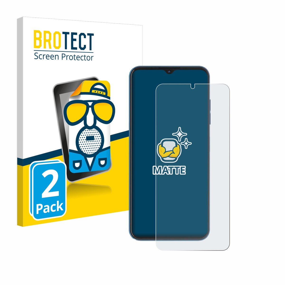 BROTECT - Screenprotector voor Hotwav Note 13 Pro - Folie Beschermfolie matte 2 Stuks