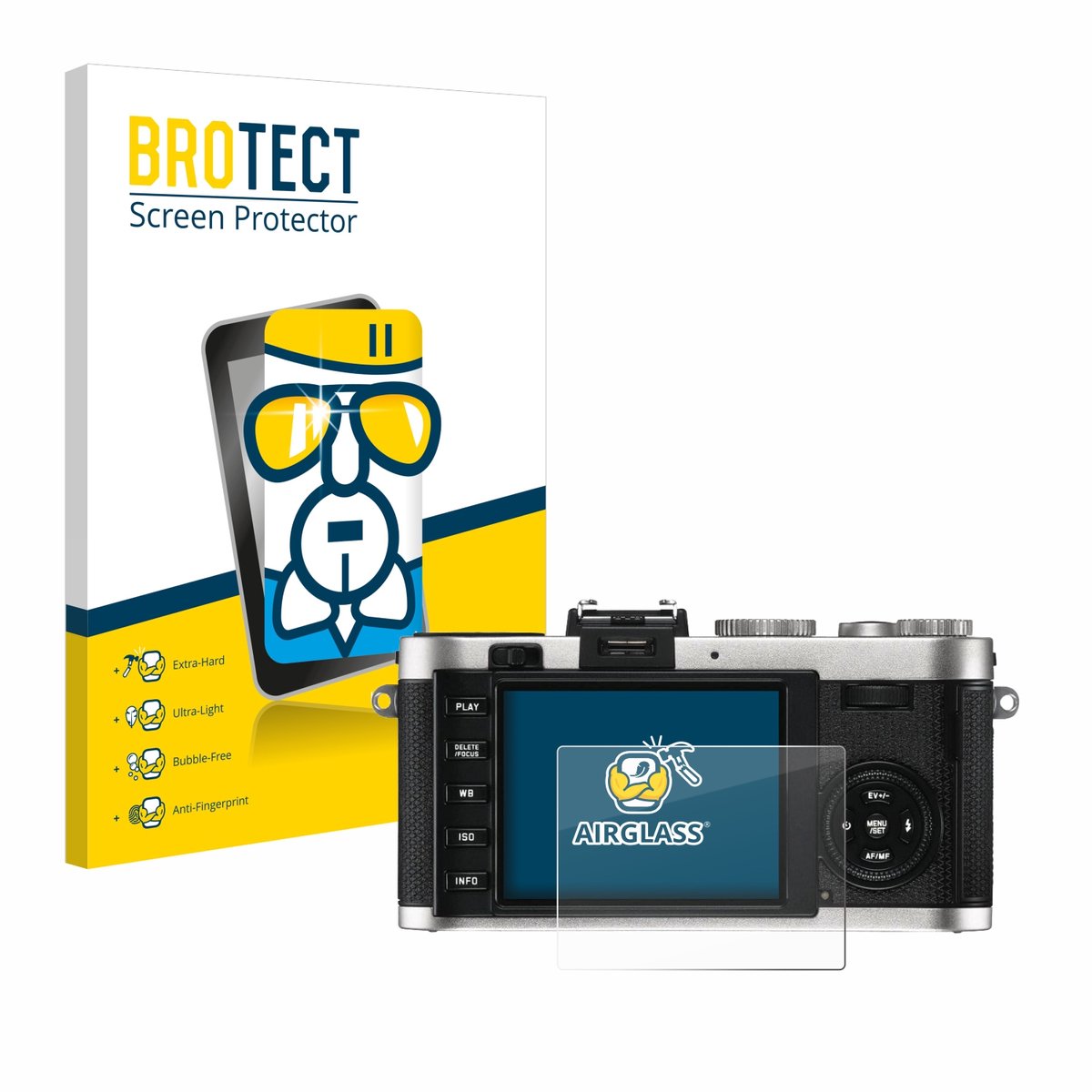 Screenprotector voor Leica X2 Beschermglas transparant
