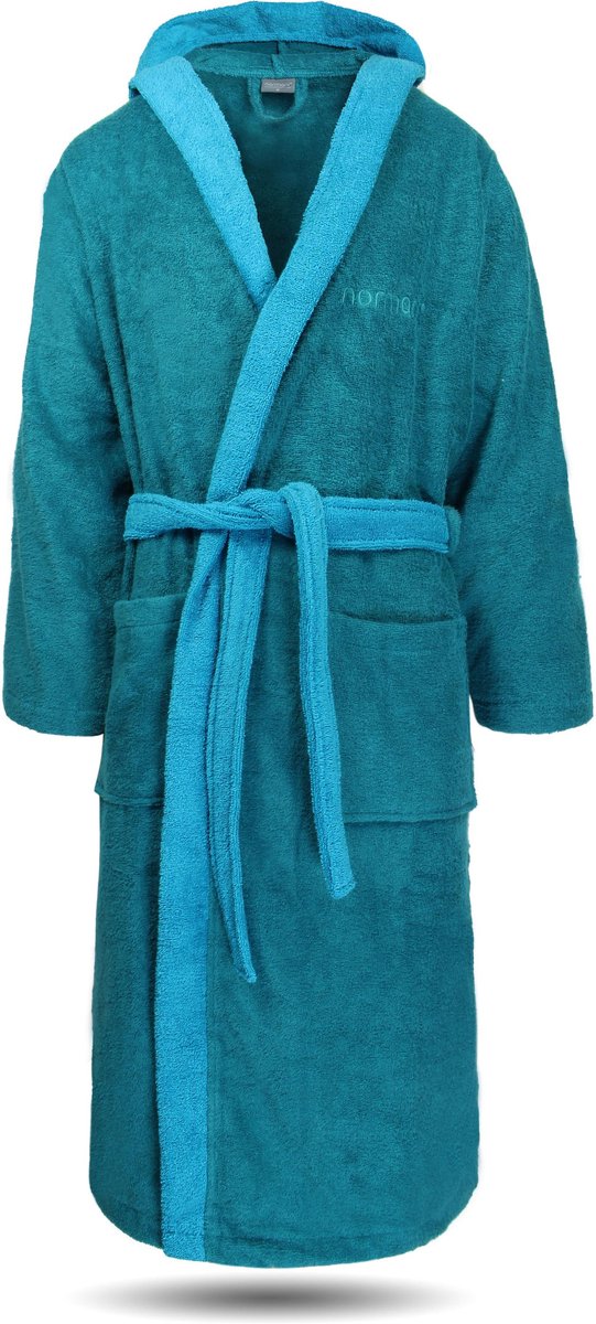 Unisex katoenen badjas met capuchon „Izmit“