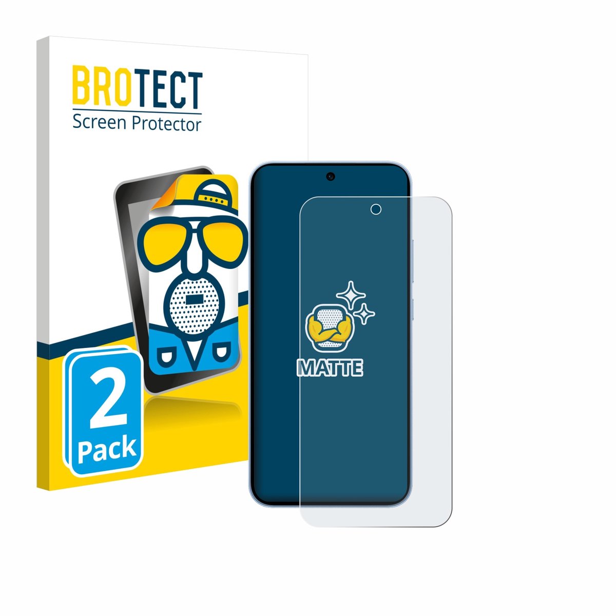 BROTECT - Screenprotector voor Oppo Reno 15 FS 5G - Folie Beschermfolie matte 2 Stuks