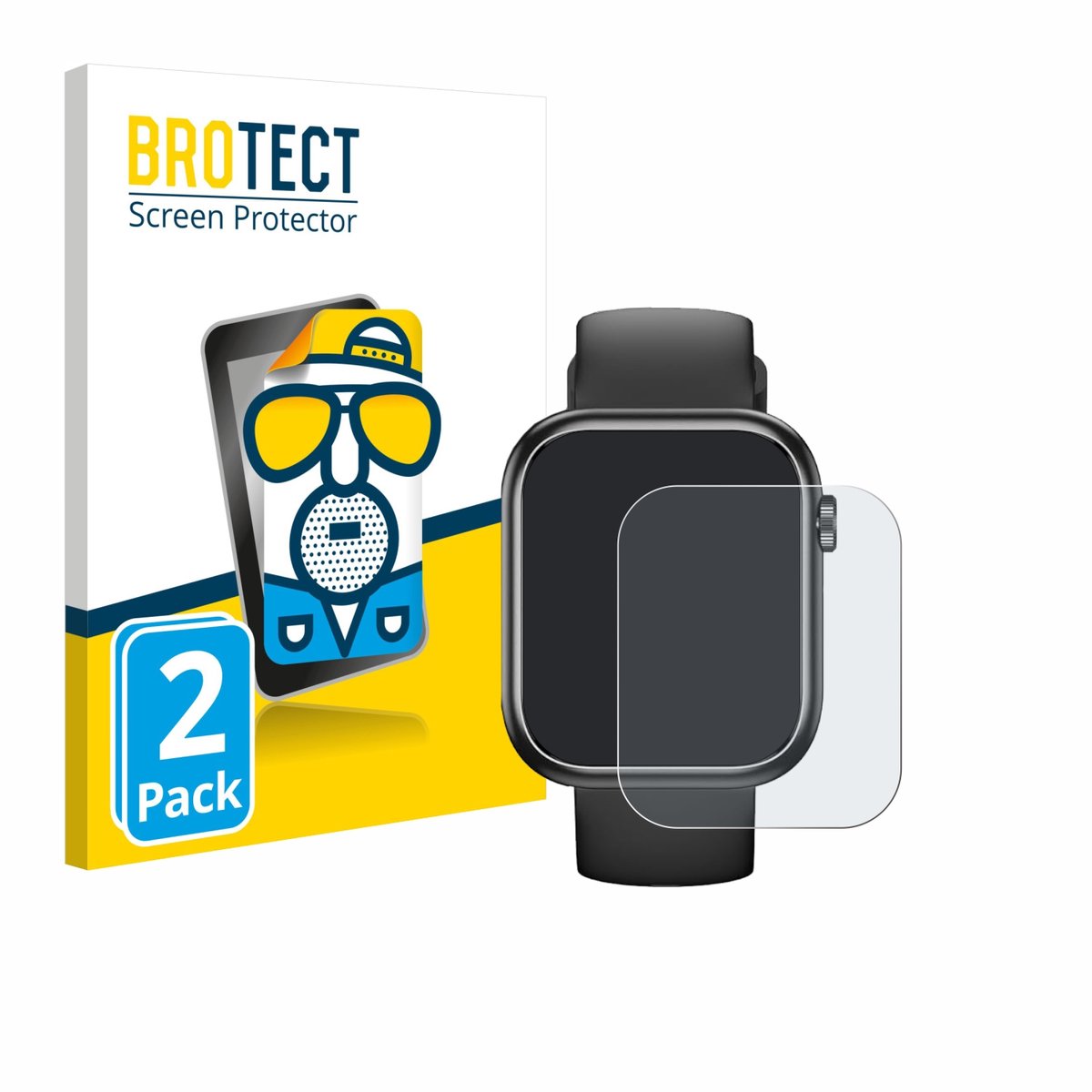 BROTECT - Screenprotector voor RLQA G104 1.83" - Folie Beschermfolie matte 2 Stuks