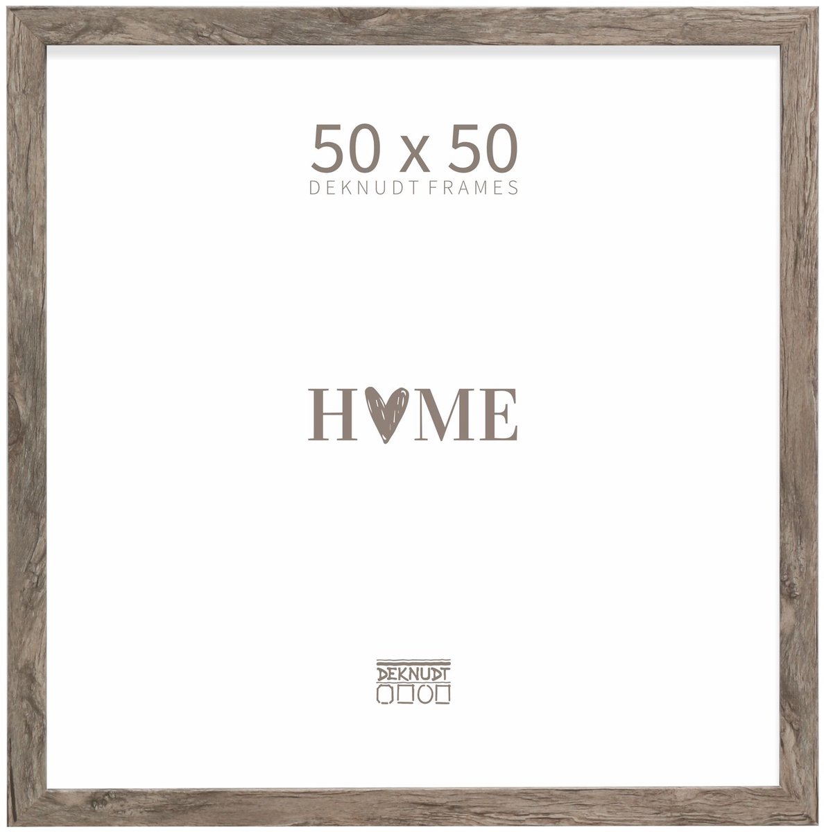 Deknudt Frames fotolijst S45RH7 - grijs-beige - hout - 50x50 cm