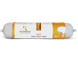 Ritzenberger puur Buffel gestoomde worst 24 x 400 gram (doos 12 rollen, 9,6 kilo totaal)