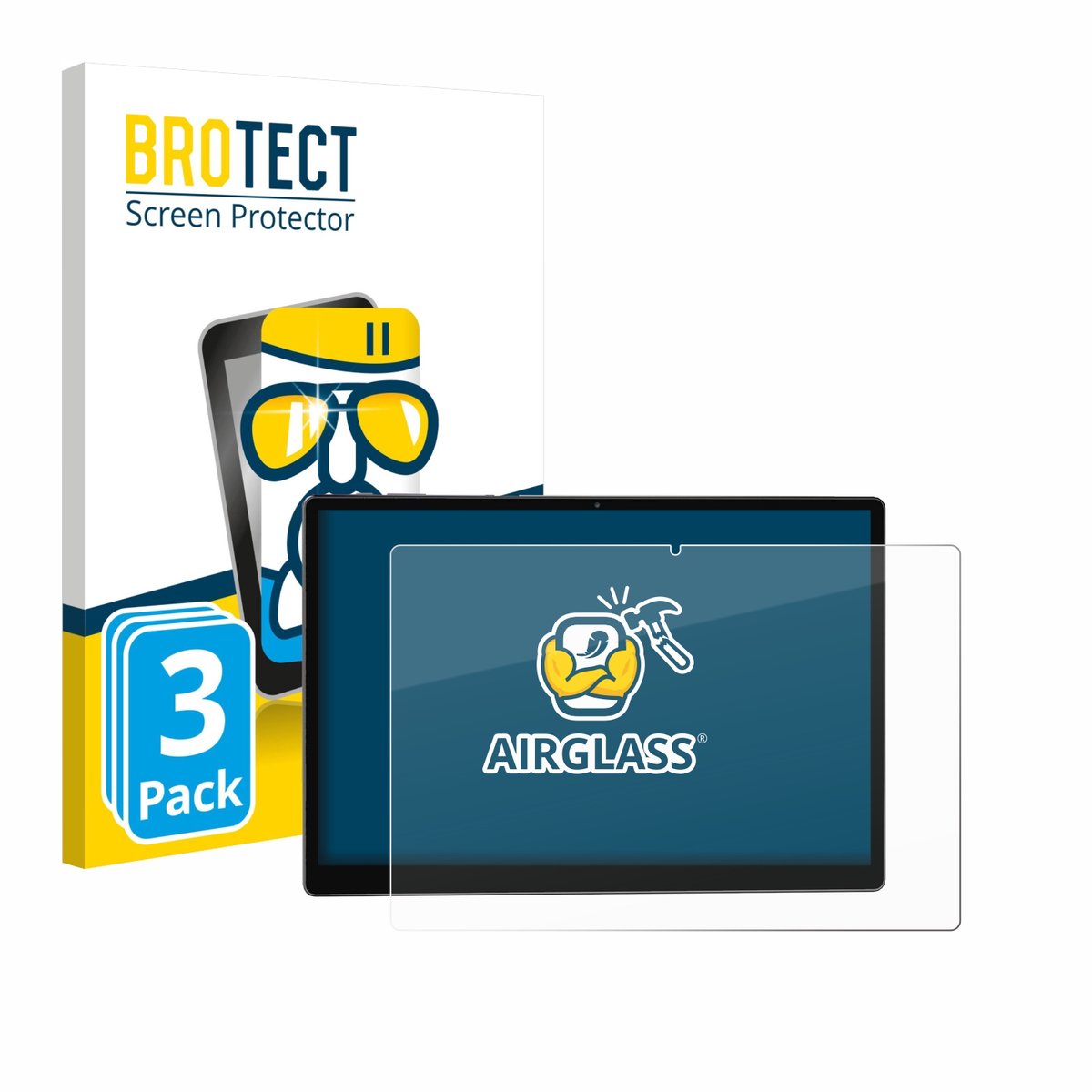 Screenprotector 3 Stuks voor BEYNIVAN T181-EEA 14" Beschermglas transparant
