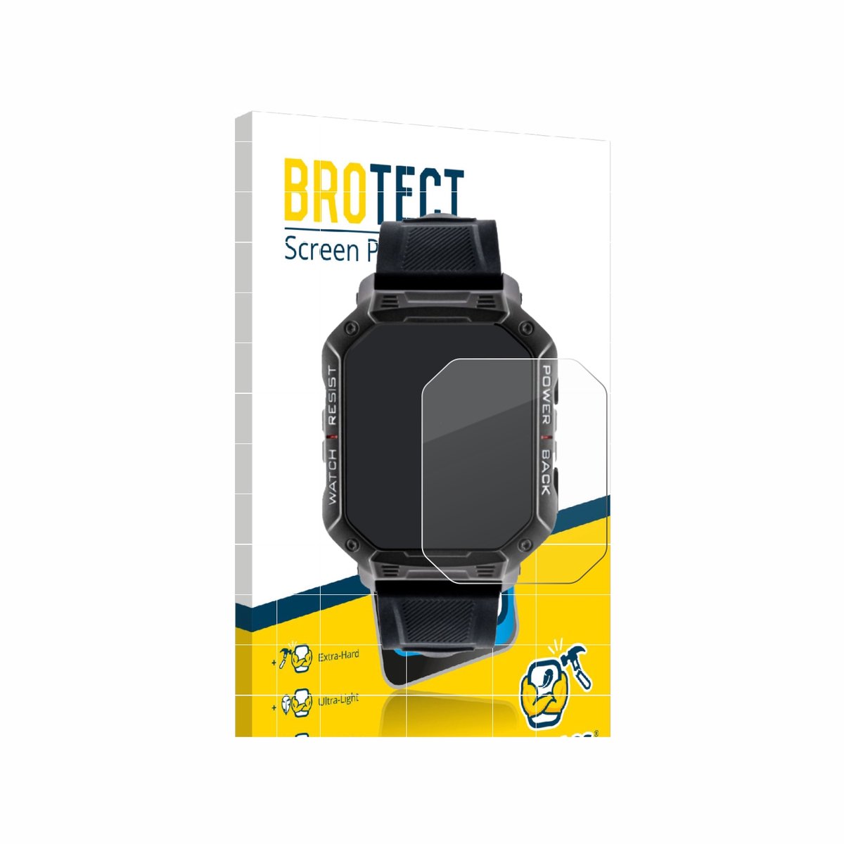 Screenprotector voor Watchmark Ultra Beschermglas transparant