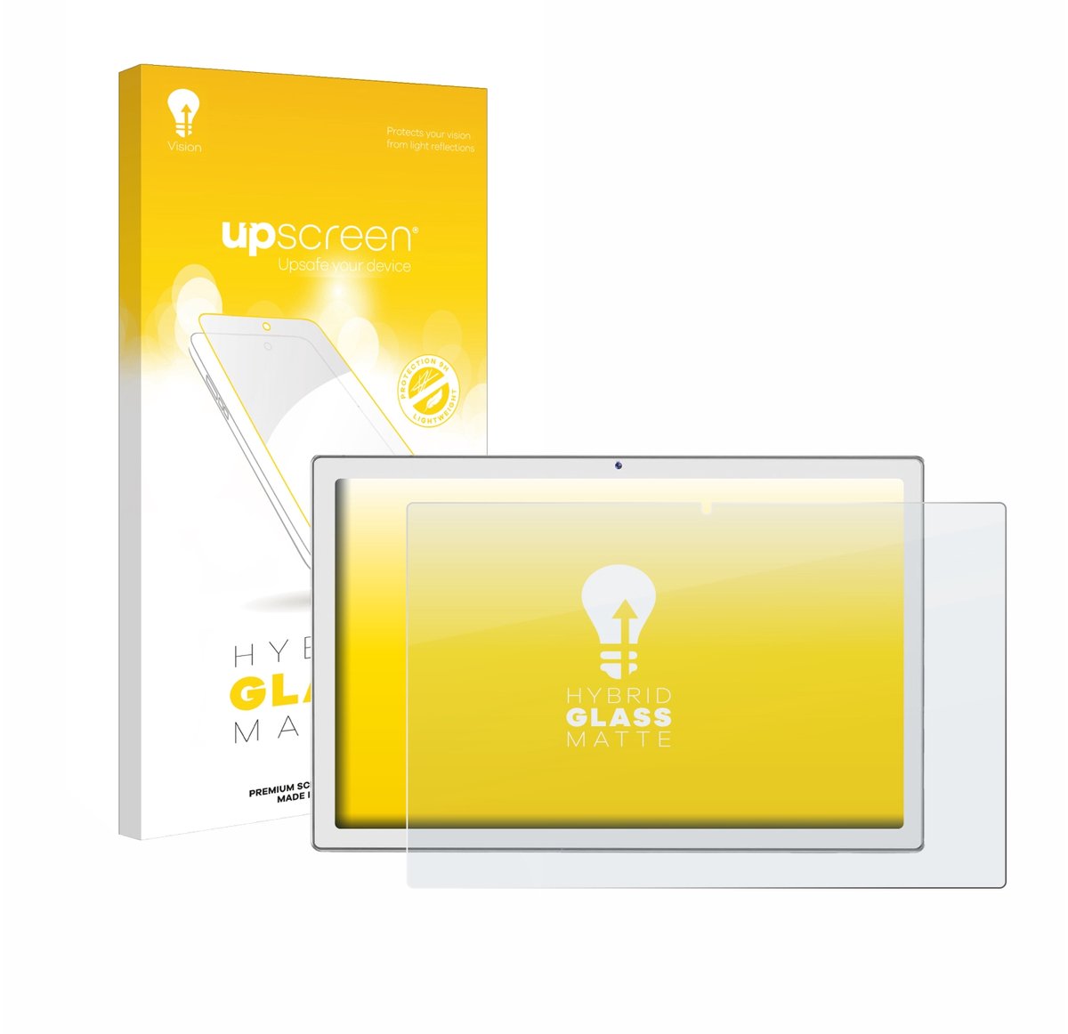 upscreen - Screenprotector voor KADYBE D105 10.1" - Folie Beschermfolie Beschermglas matte
