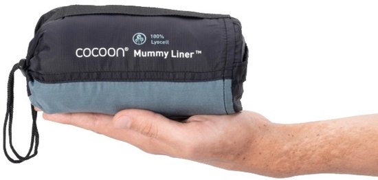 Cocoon - Travelsheet Lyocell Lakenzak - Eucalyptus Green - 100% Lyocell van Merkloos — afbeelding 2