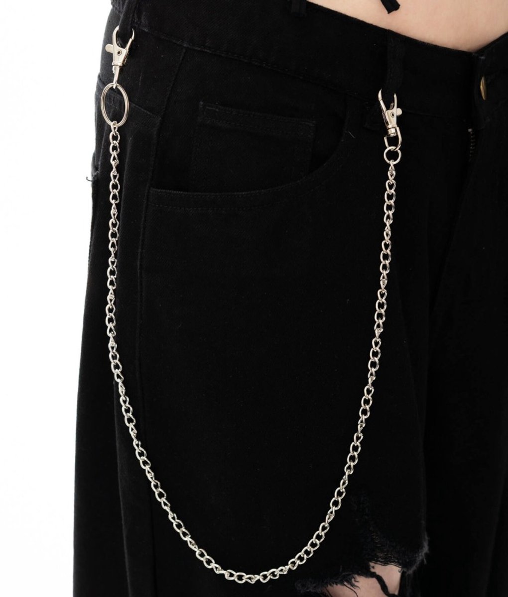 Poizen Industries - Shadowlink Chain (60Cm) Portemonneeketting/broekketting - Zilverkleurig