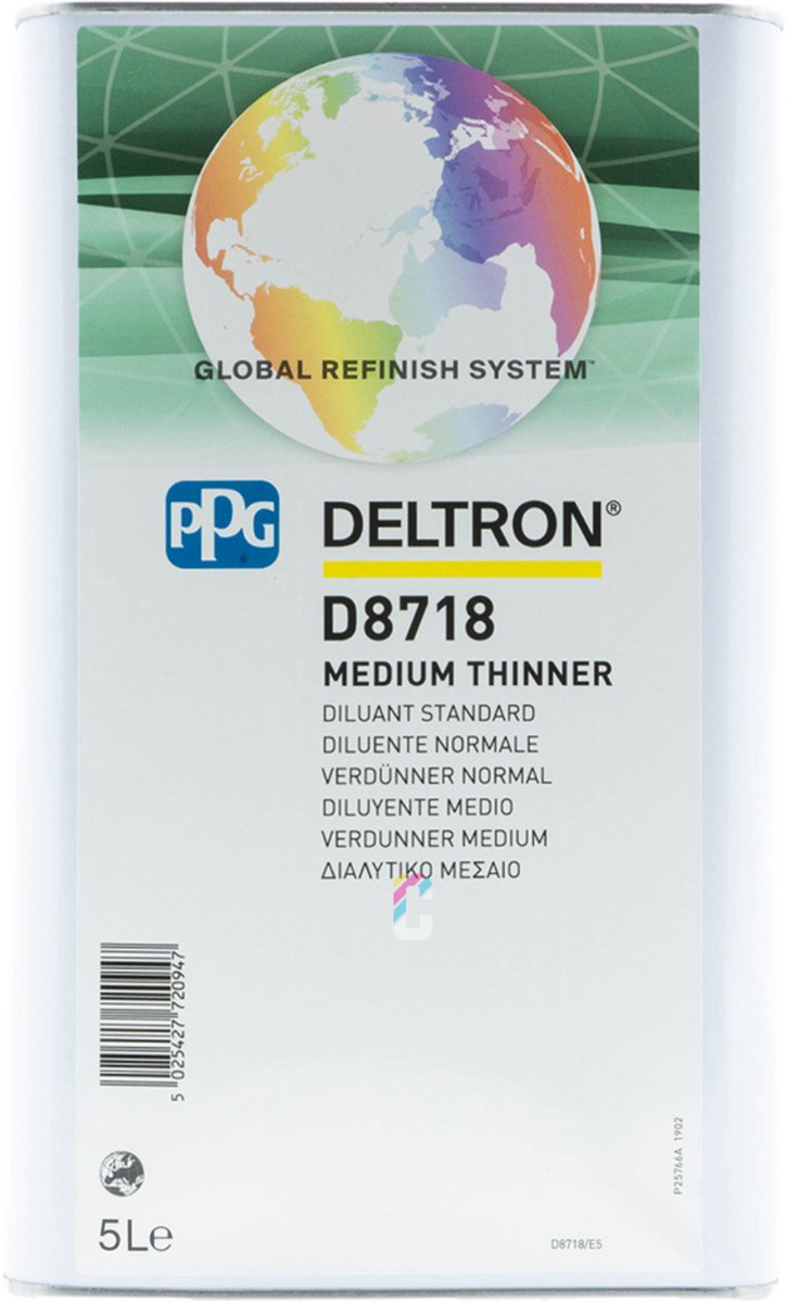PPG D8718 GRS Medium Thinner 5 liter
