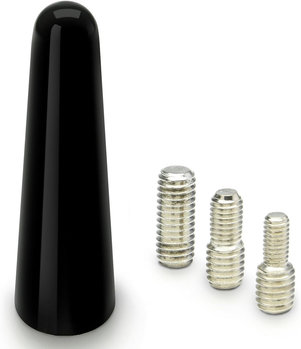 Korte Universele Dakantenne Auto 5cm Zwart Universele Montage
