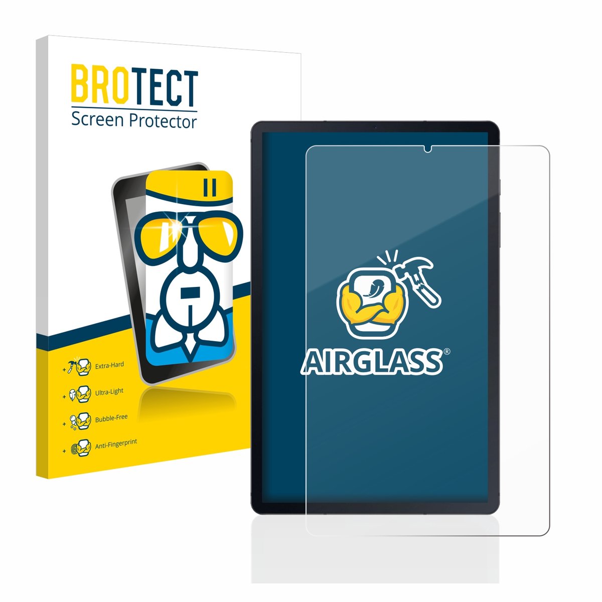 Screenprotector voor Samsung Galaxy Tab S6 Lite WiFi 2020 Beschermglas transparant