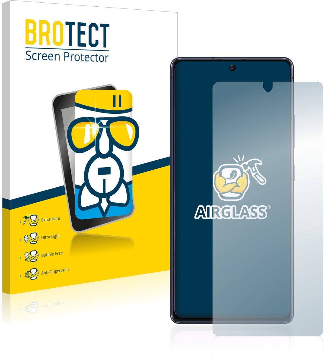 Screenprotector voor Samsung Galaxy S10 Lite Beschermglas transparant