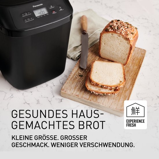 Panasonic SD-PN100 mini broodbakmachine - 18 programma's - Zwart | bol