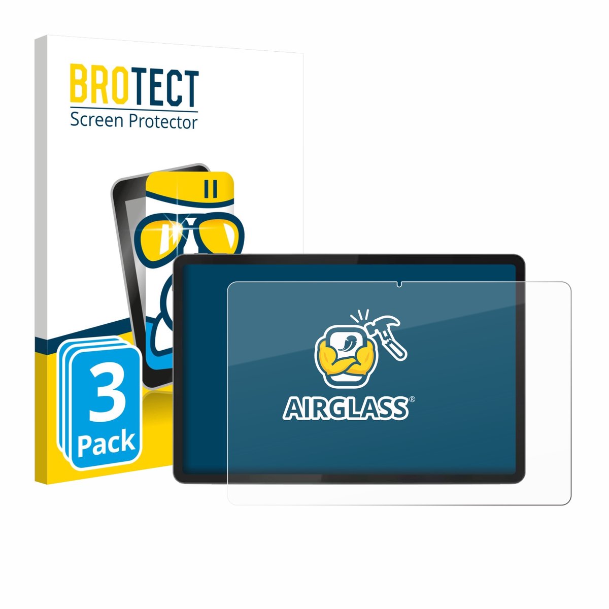 Screenprotector 3 Stuks voor Lenovo Tab K11 (2. Gen.) Beschermglas transparant