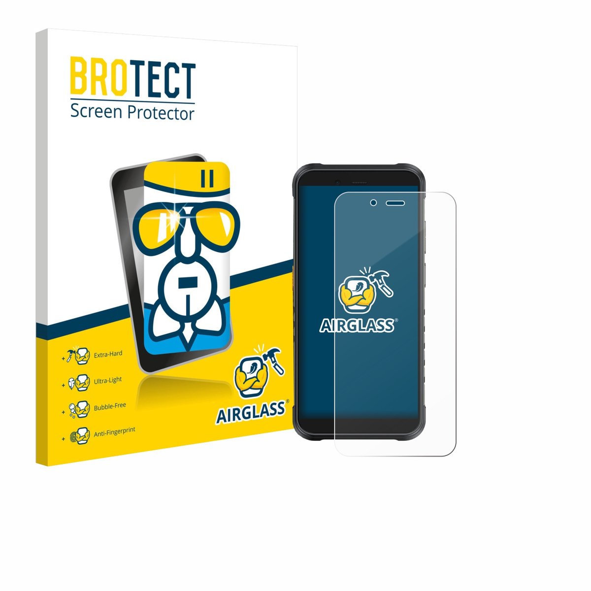 Screenprotector voor Ulefone RugKing Beschermglas transparant