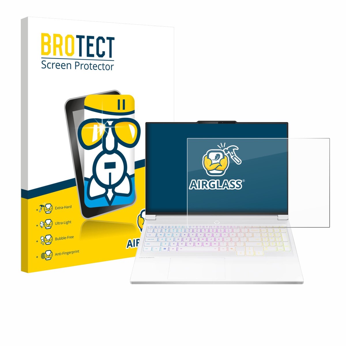 Screenprotector voor Lenovo Legion 7i Gen 10 16" Beschermglas transparant