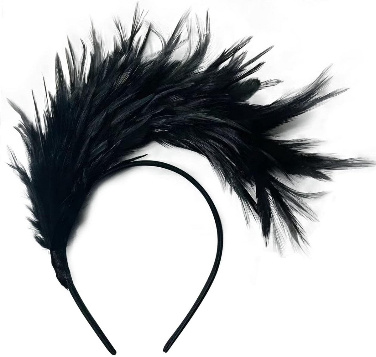 Roaring Twenties Veer Haarband Regenboog Kostuum Accessoire voor Feest en Carnaval