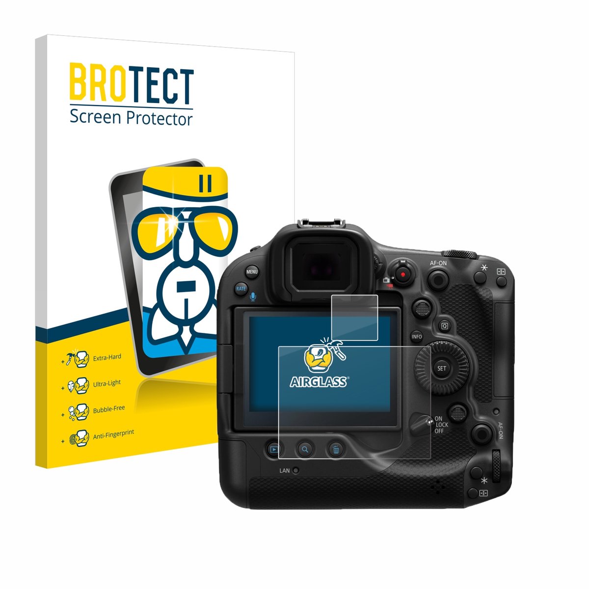 Screenprotector voor Canon EOS R3 Beschermglas transparant