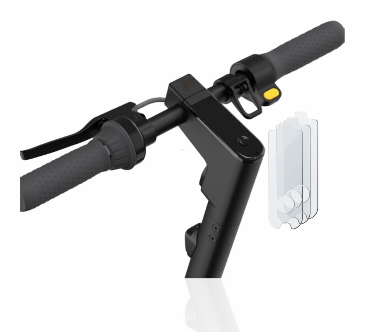 BROTECT - Screenprotector voor Segway Ninebot KickScooter MAX G30 / G30D / G30D II - Folie Beschermfolie Beschermglas matte 3 Stuks – foto 7
