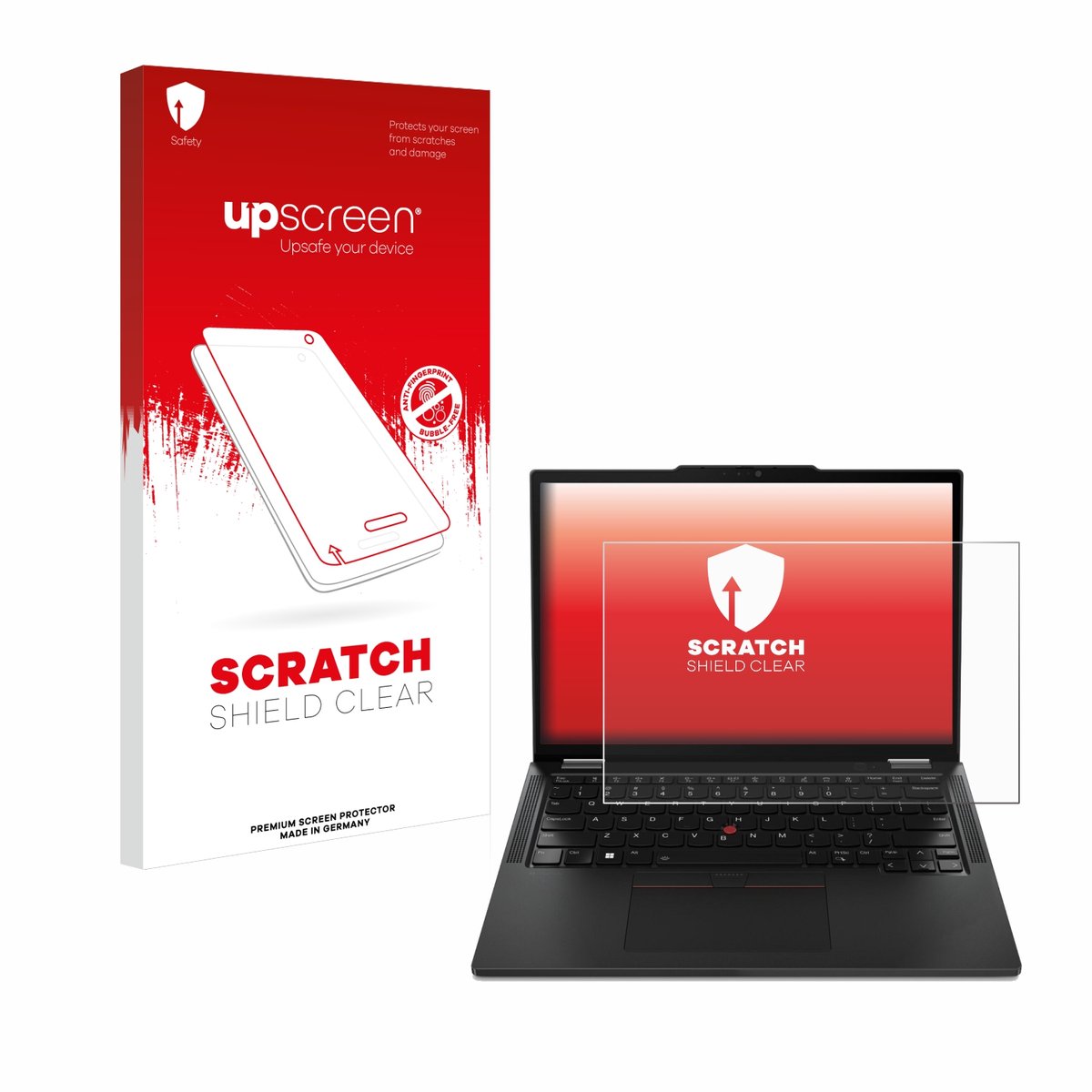 upscreen - Screenprotector voor Lenovo ThinkPad X13 Gen 4 - Folie Beschermfolie transparant