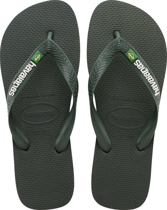 Havaianas Brasil logo Slippers - Groen