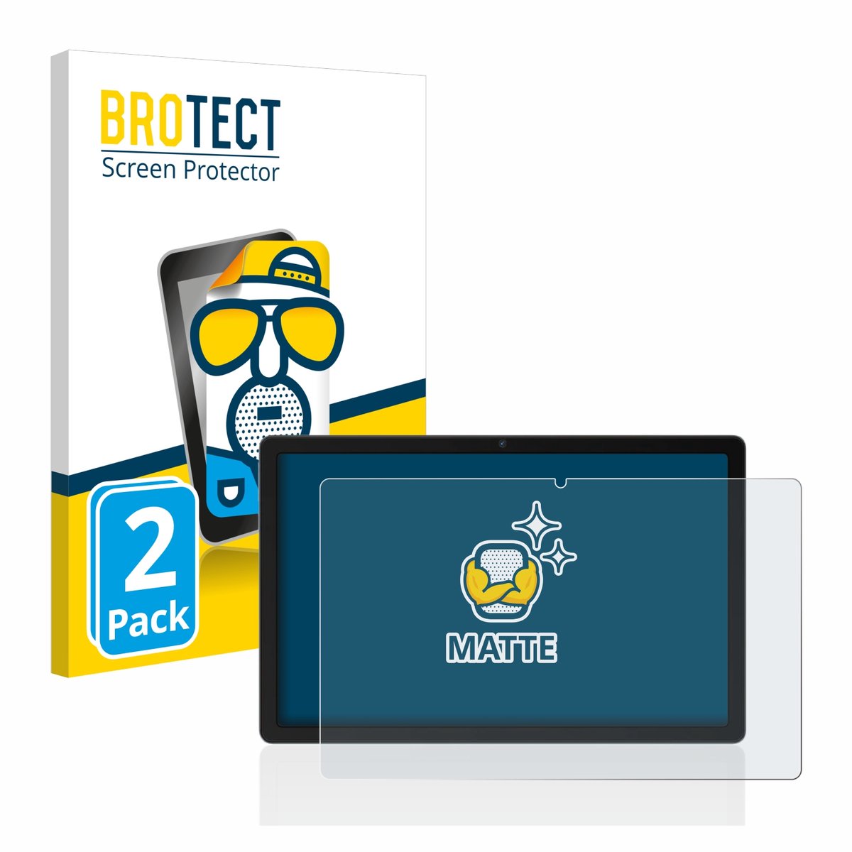 BROTECT - Screenprotector voor Blackview Tab 11 SE - Folie Beschermfolie matte 2 Stuks