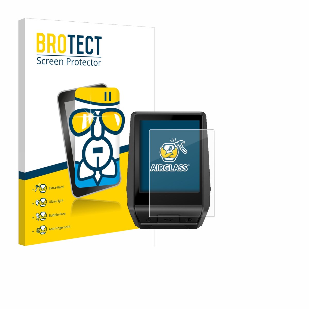 Screenprotector voor Bosch Nyon 2020 Beschermglas transparant