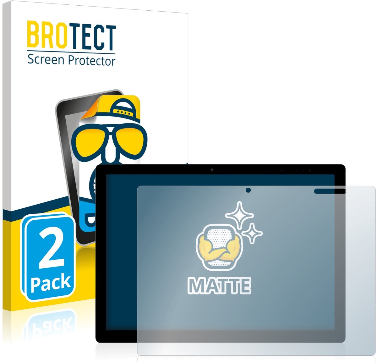 BROTECT - Screenprotector voor Chuwi UBook X - Folie Beschermfolie matte 2 Stuks