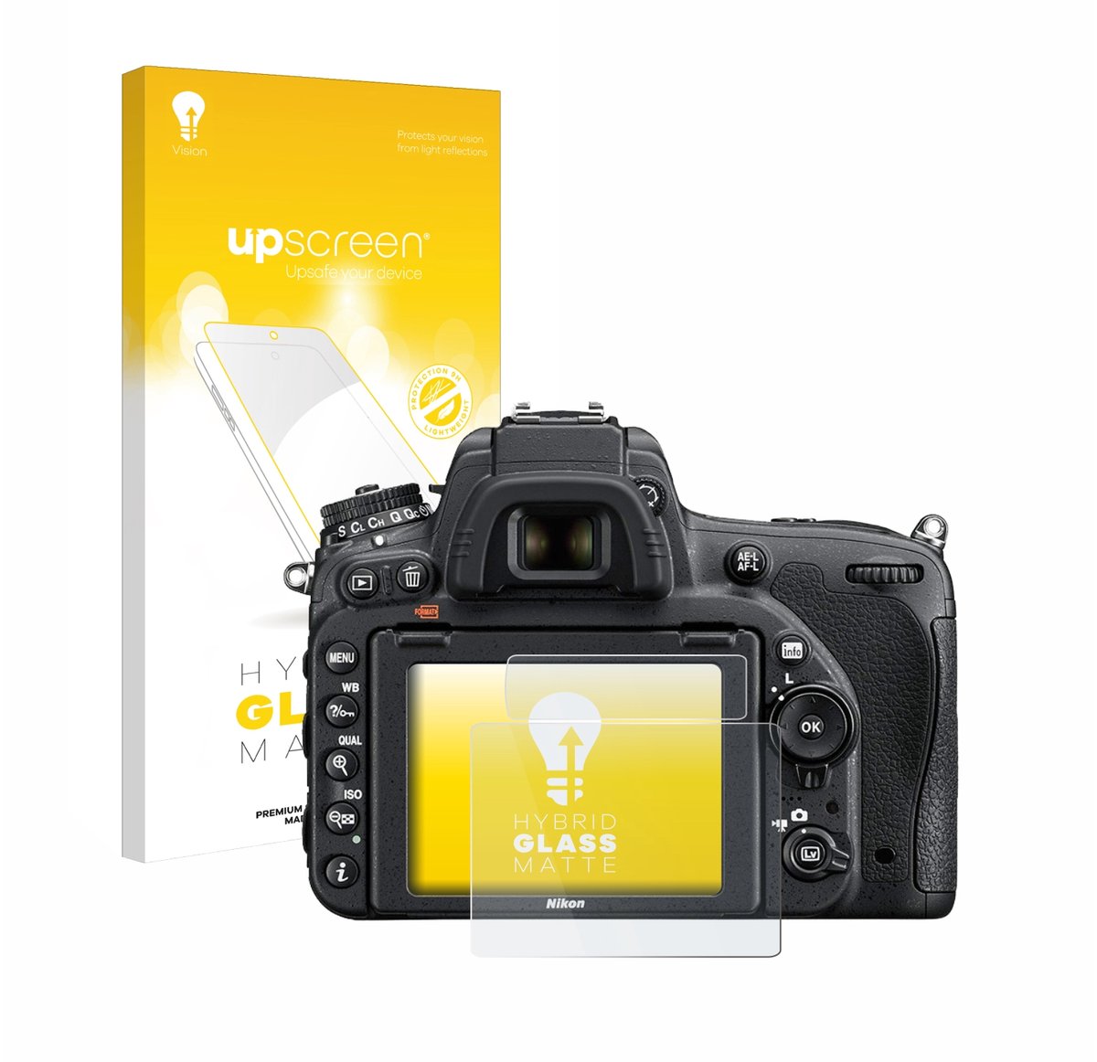 upscreen - Screenprotector voor Nikon D750 - Folie Beschermfolie Beschermglas matte