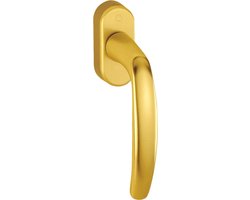 Veilige Raamkruk met Secustik+ VarioFit, Verstelbaar 32-42mm, Gouden Afwerking