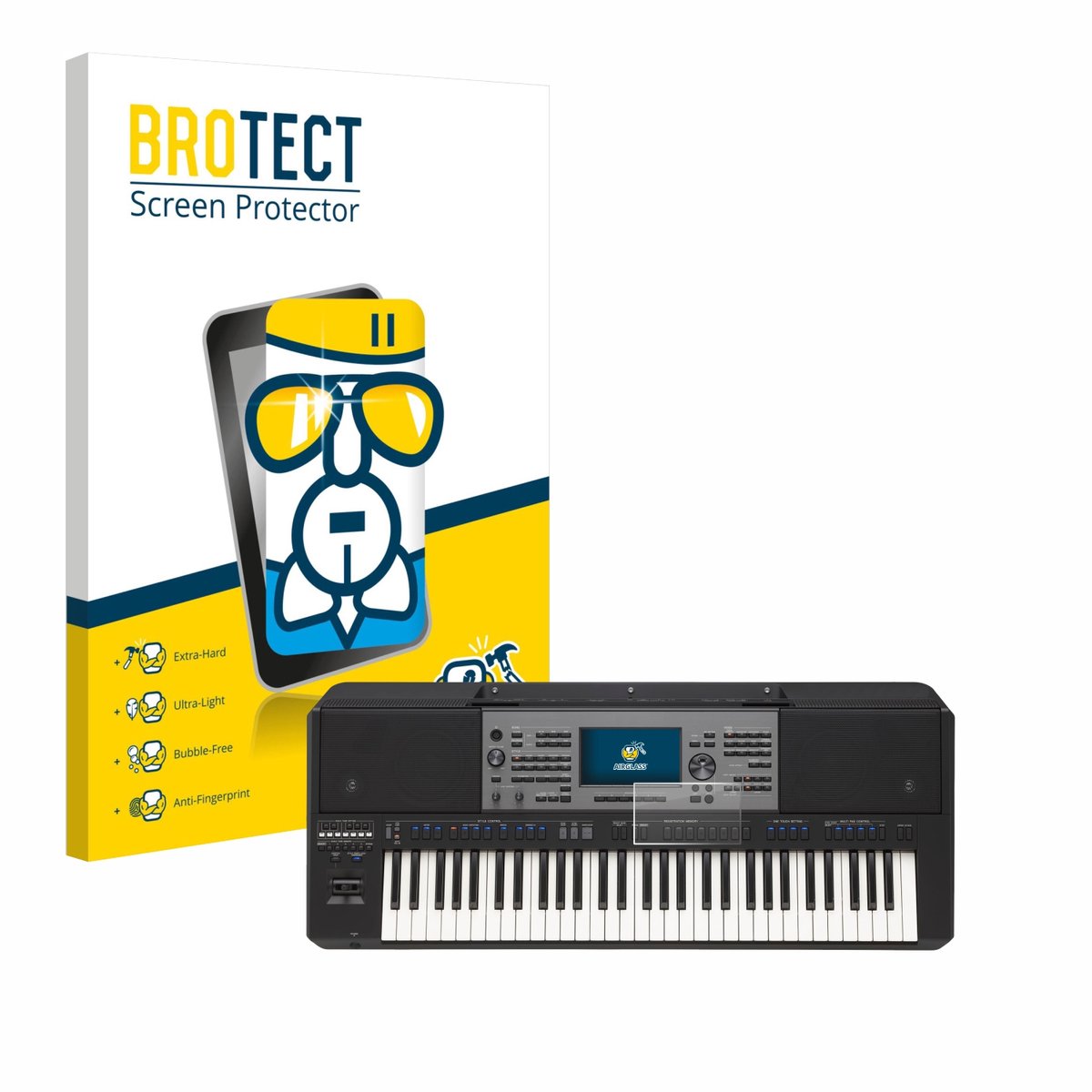 Screenprotector voor Yamaha PSR-A5000 Beschermglas transparant