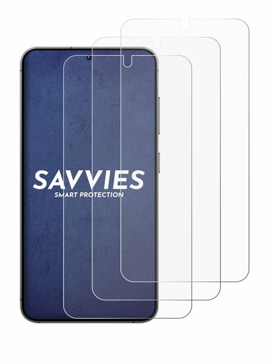 Savvies - Screenprotector voor Samsung Galaxy S24 / S25 - Folie Beschermfolie transparant 6 Stuks