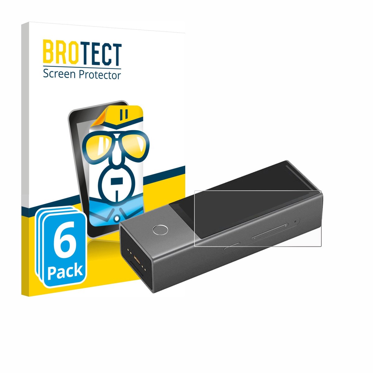 BROTECT - Screenprotector voor Timekettle X1 - Folie Beschermfolie transparant 6 Stuks